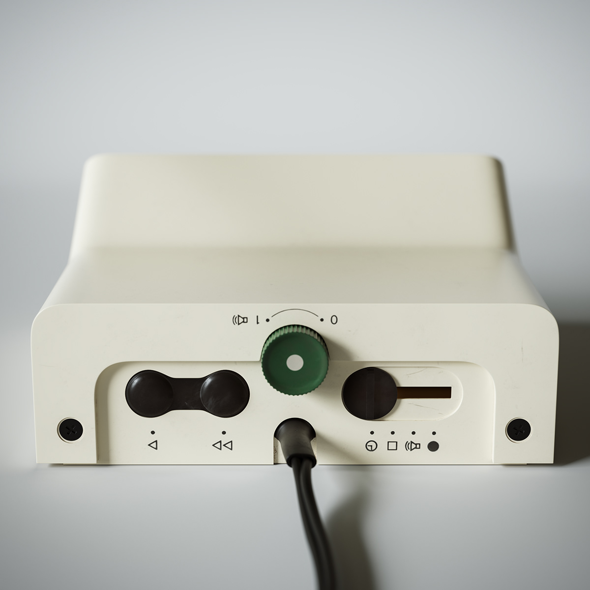 Retro，3D model，alarm clock，Braun DN40，Philip Moreton，time，