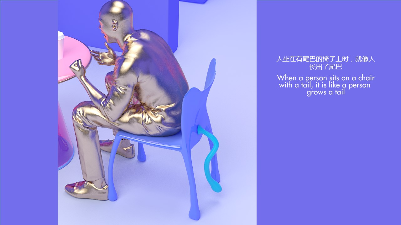 Leisure chair，cafe，cat，Public furniture，ufo，alien，c4d，chair，