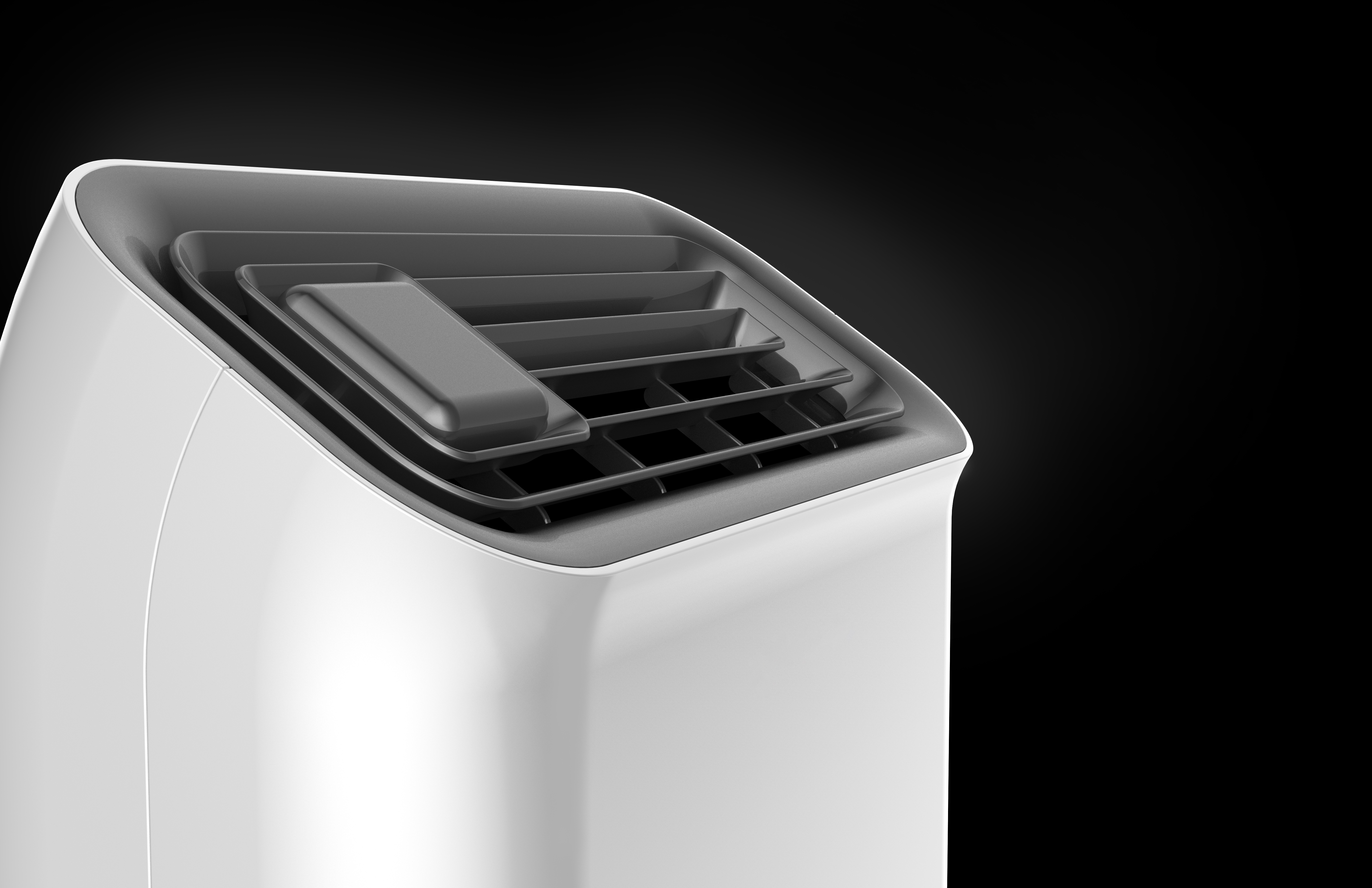 Fresh air fan，industrial design，product design，air cleaner，