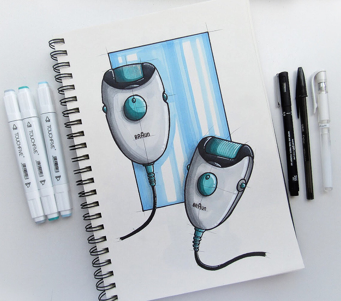 designer pieces，product design，Hand drawing，