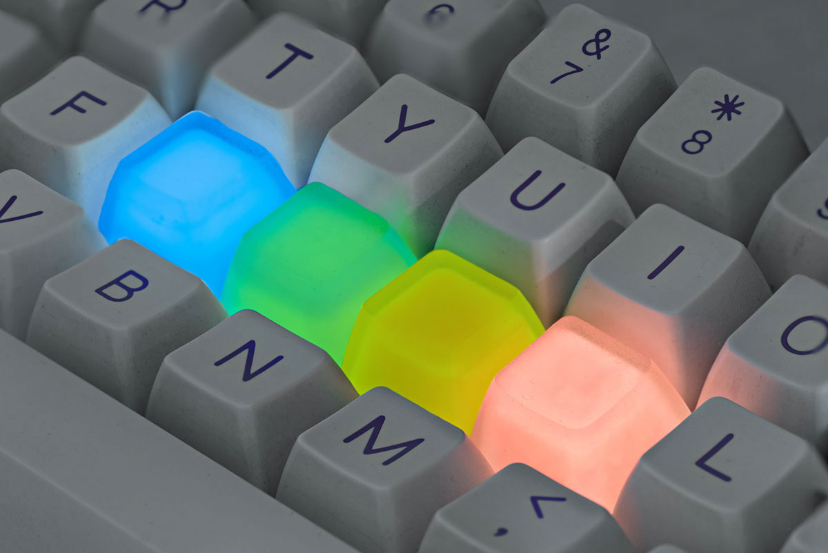 keyboard，Key cap，Multicolor，Handmade，translucent，