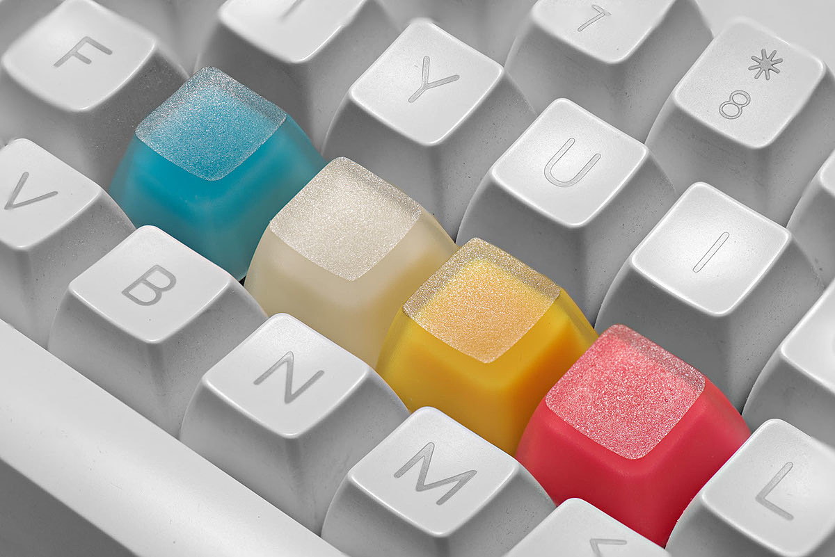 keyboard，Key cap，Multicolor，Handmade，translucent，