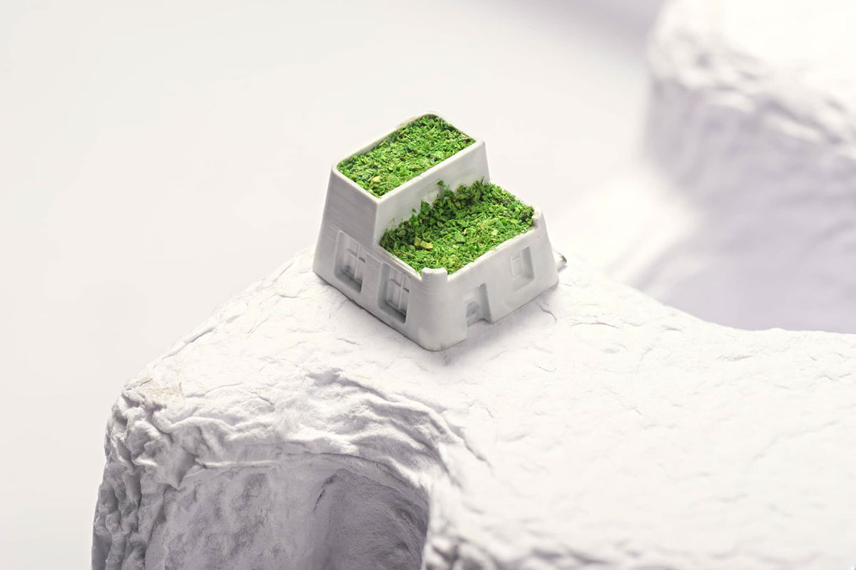 Mechanical keyboard，Key cap，white，lawn，Architecture，