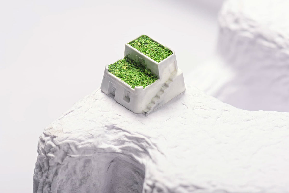 Mechanical keyboard，Key cap，white，lawn，Architecture，
