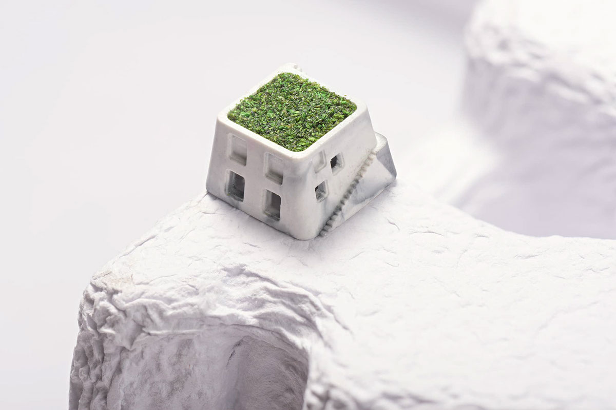 Mechanical keyboard，Key cap，white，lawn，Architecture，