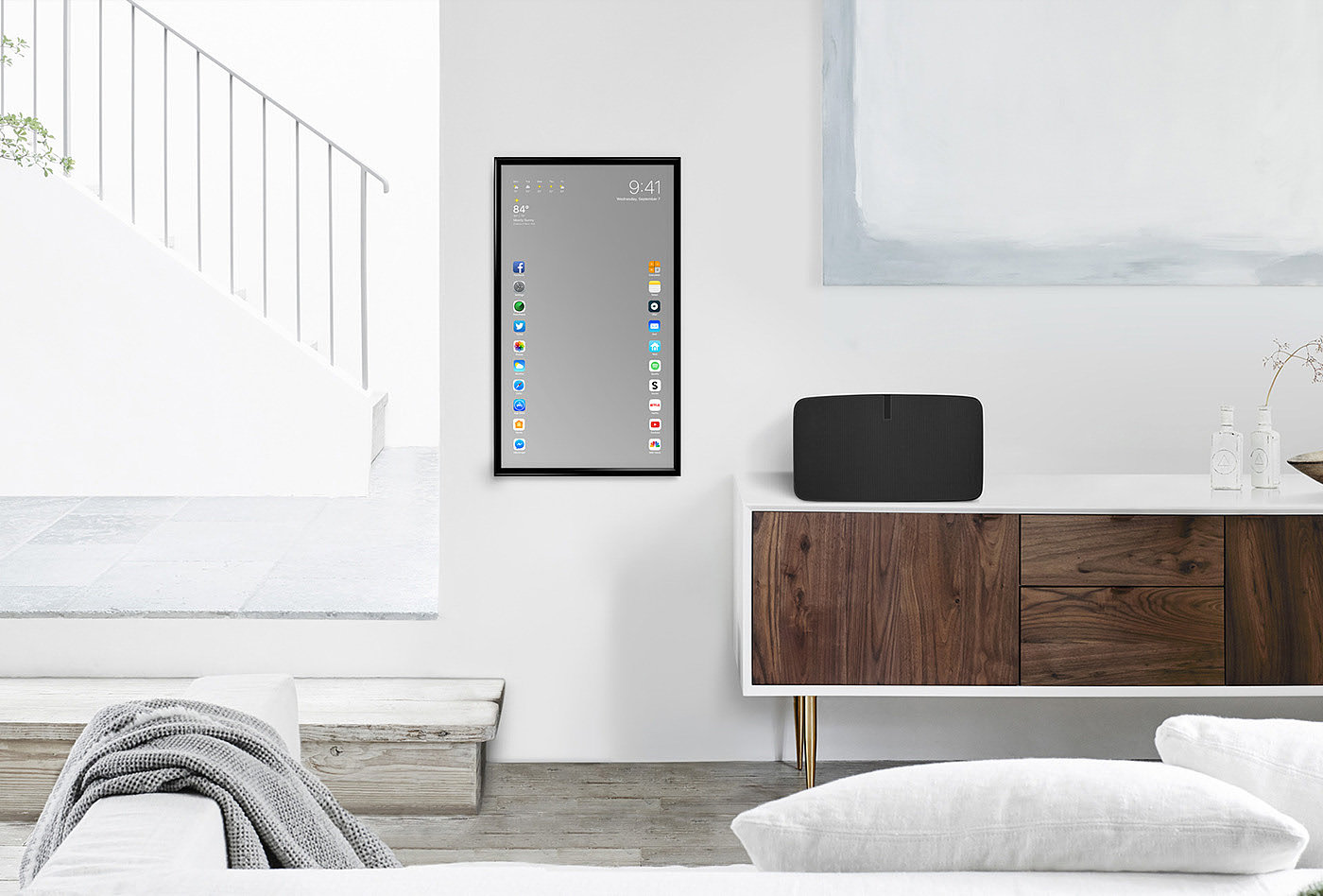 mirror，Apple，interactive，Touch screen，