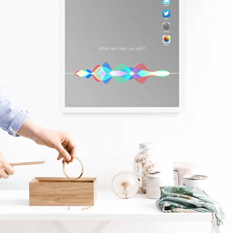 mirror，Apple，interactive，Touch screen，