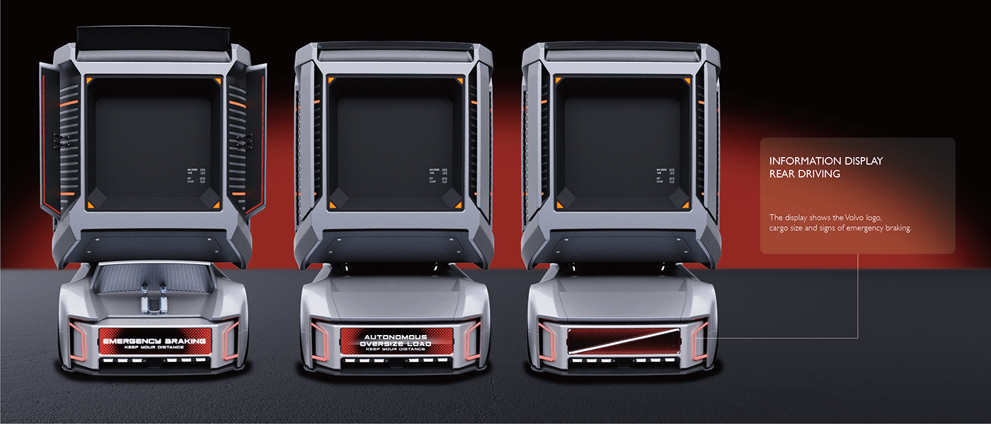 Volvo，high speed，Concept Car，Driverless，truck，transport，