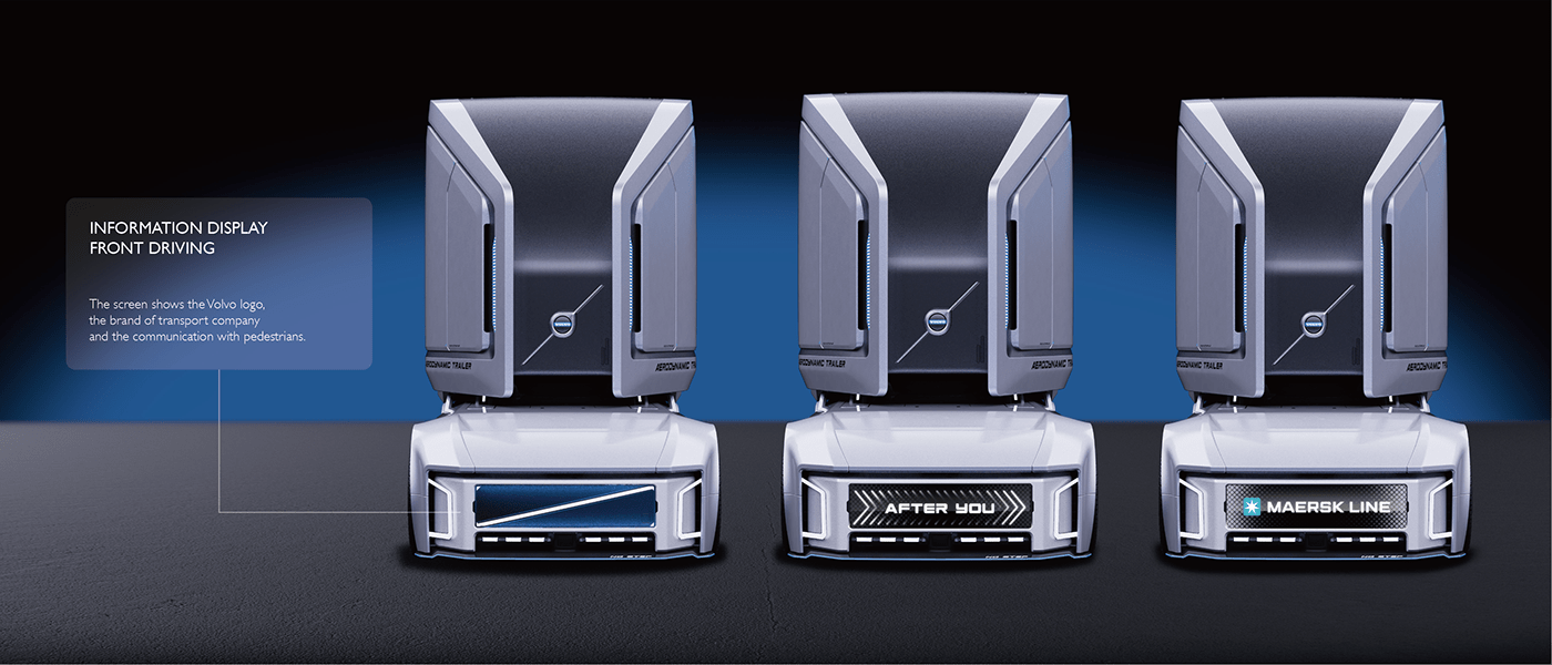 Volvo，high speed，Concept Car，Driverless，truck，transport，