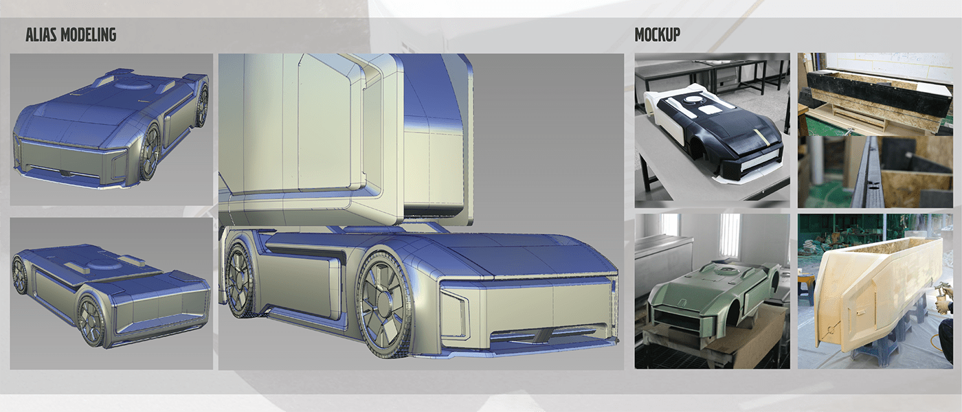 Volvo，high speed，Concept Car，Driverless，truck，transport，