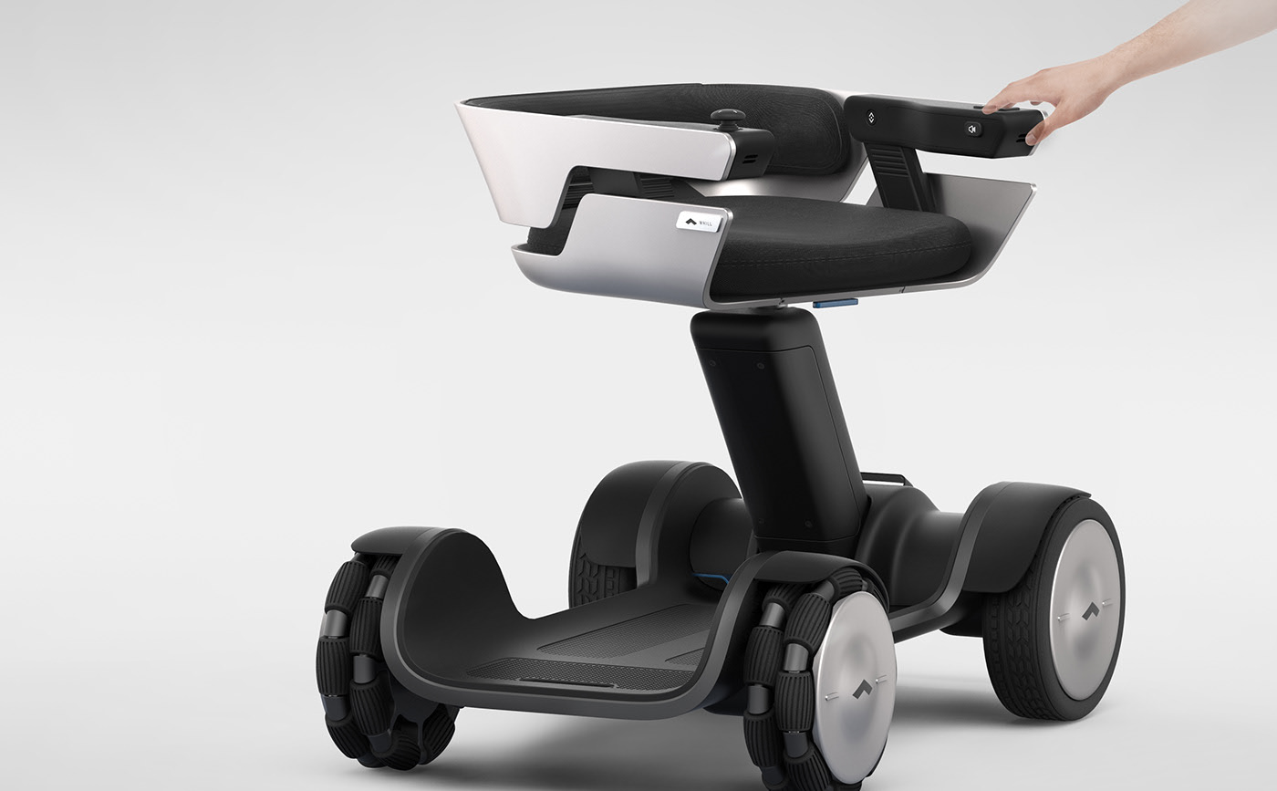 Electric wheelchair，concept，Foldable，charge，