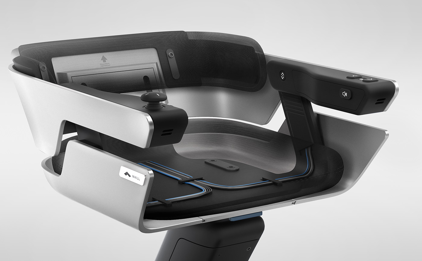 Electric wheelchair，concept，Foldable，charge，