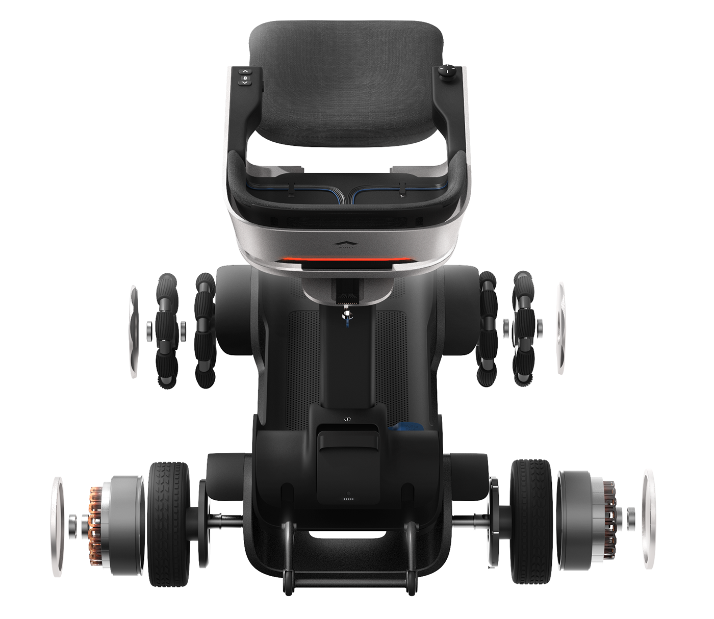 Electric wheelchair，concept，Foldable，charge，