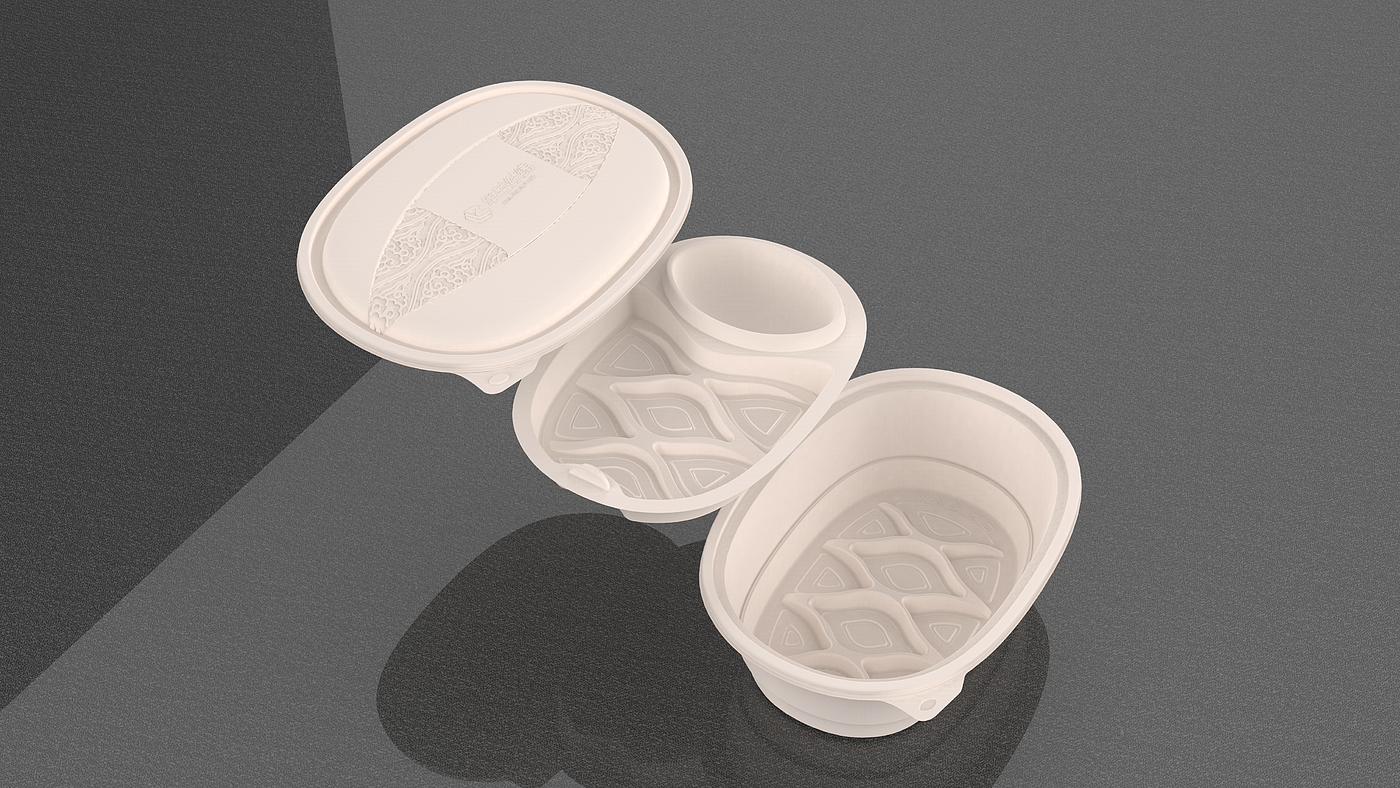 Takeout packaging，Dumpling lunch box，