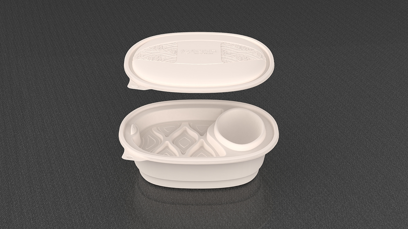 Takeout packaging，Dumpling lunch box，