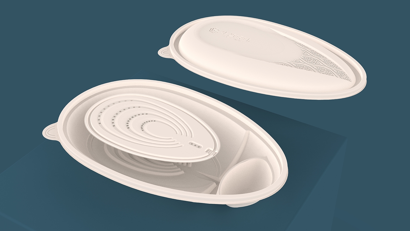 Takeout packaging，Dumpling lunch box，