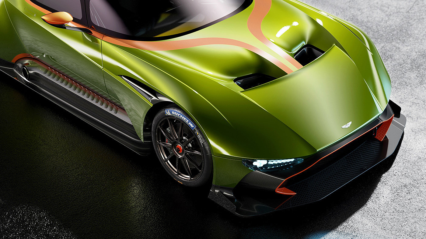 Vulcan，modeling，Render，cgi，Aston Martin，