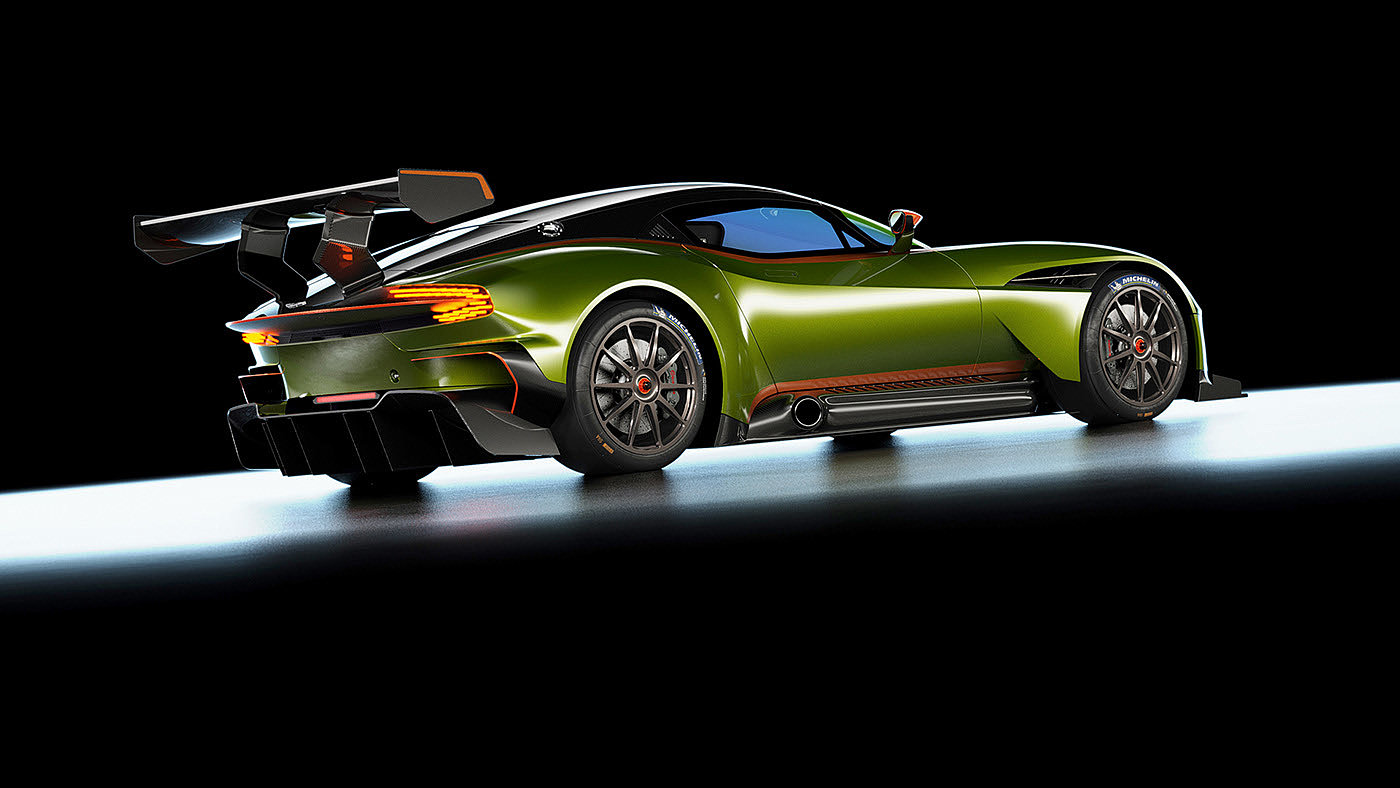 Vulcan，建模，渲染，cgi，Aston Martin，