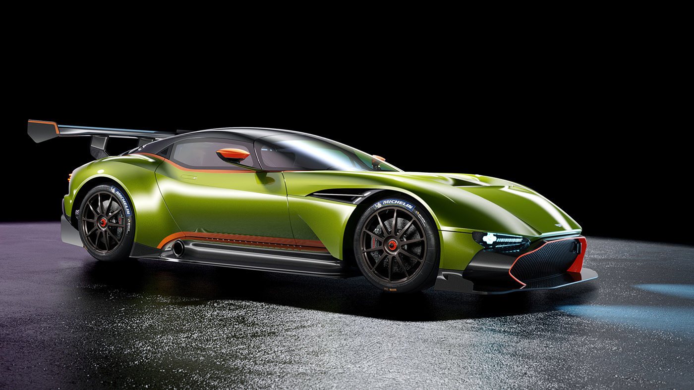 Vulcan，modeling，Render，cgi，Aston Martin，