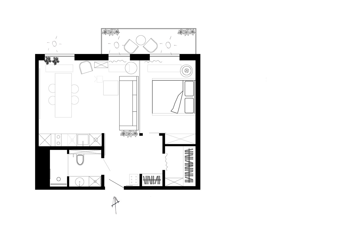 sketch，Interior design，color，