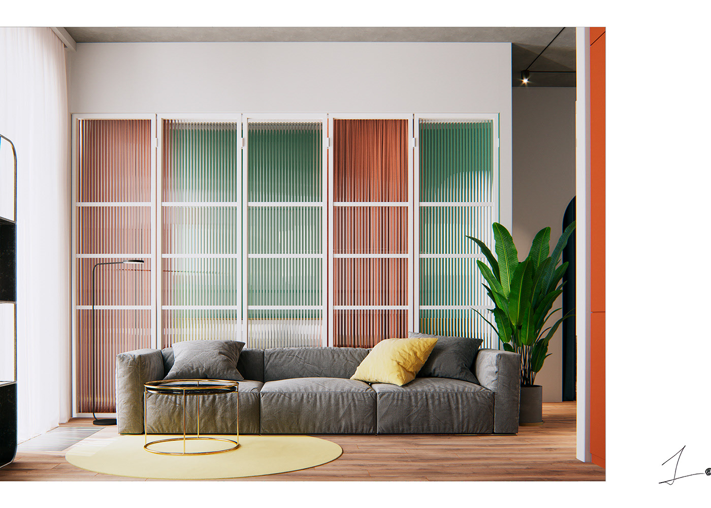 sketch，Interior design，color，