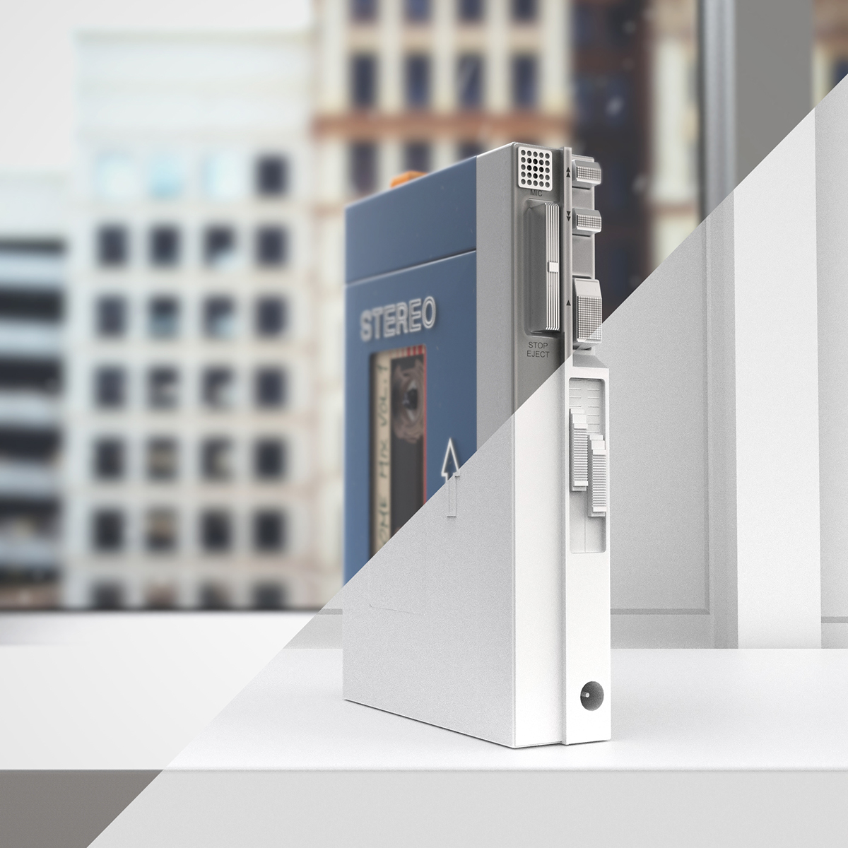 Render，visualization，cgi，Walkman，sony，