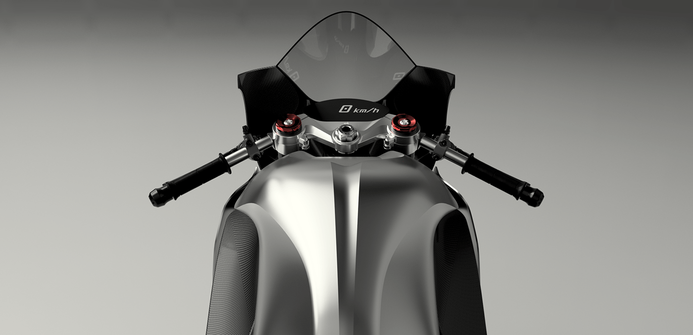 Model，sketch，Electric，racing，motorcycle，