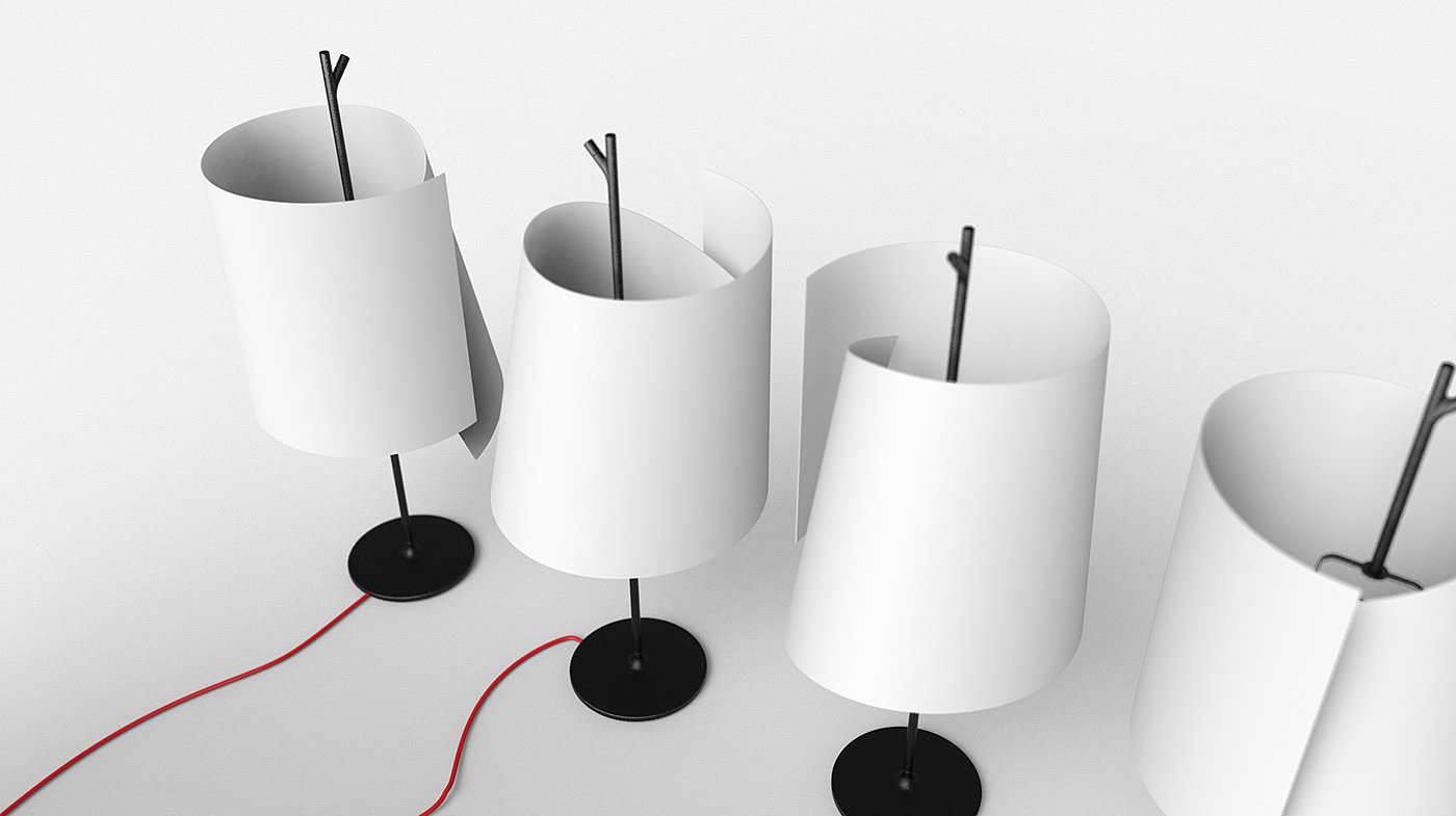 lamps and lanterns，Floor lamp，Leaf，