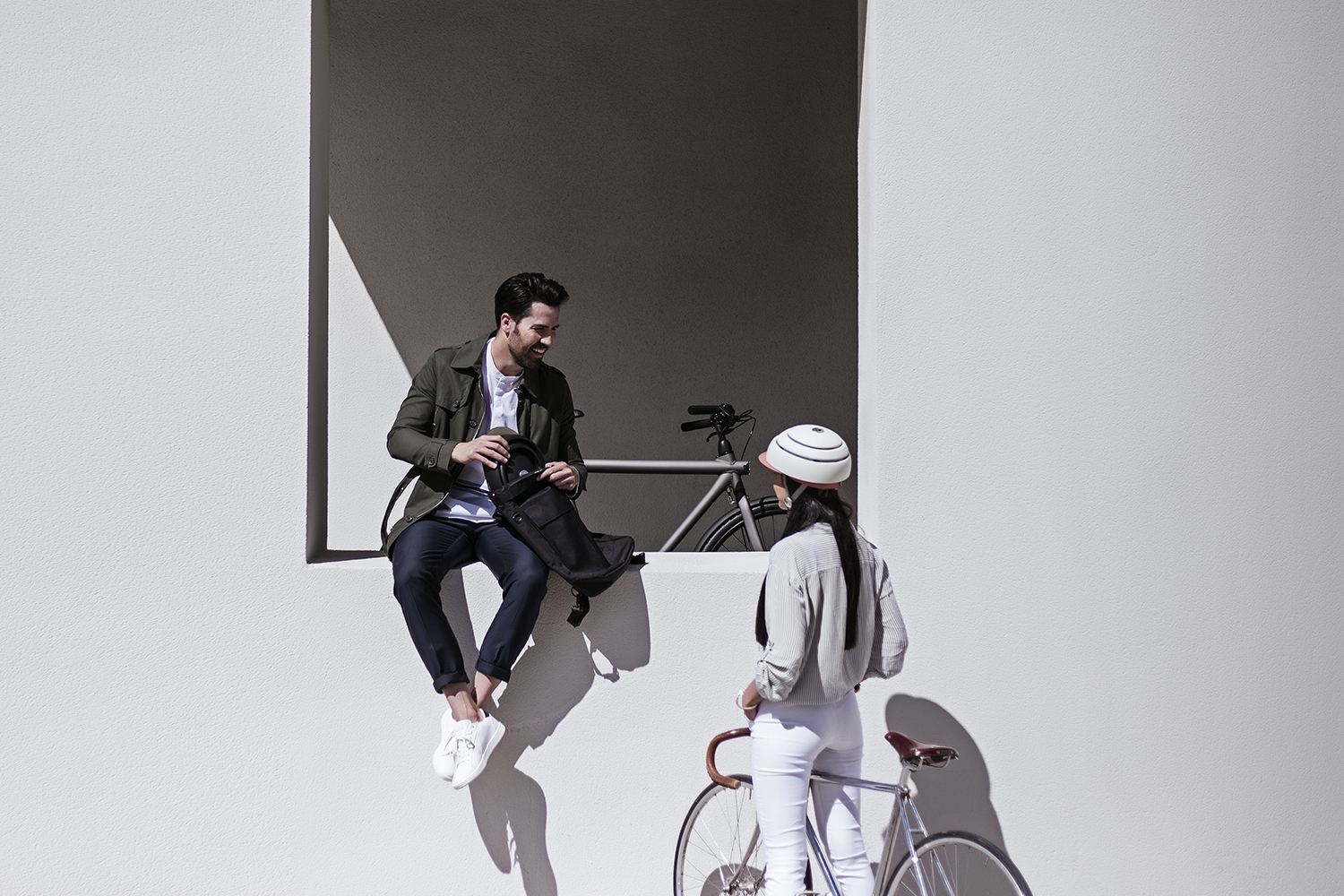 Helmet，Bicycle，Ride，Red dot award，Minimalism，