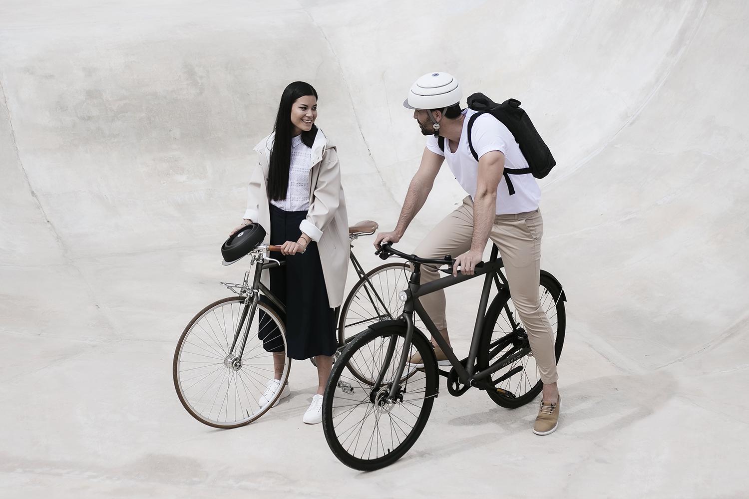 Helmet，Bicycle，Ride，Red dot award，Minimalism，