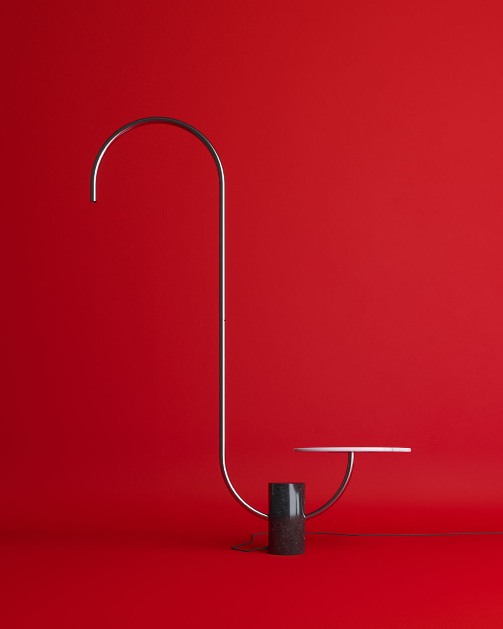 bedside cupboard，Reading lamp，Marble，Bijou，LED lamp，