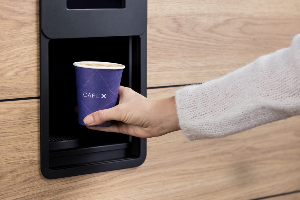 CafeX，Robot arm，Coffee，white，