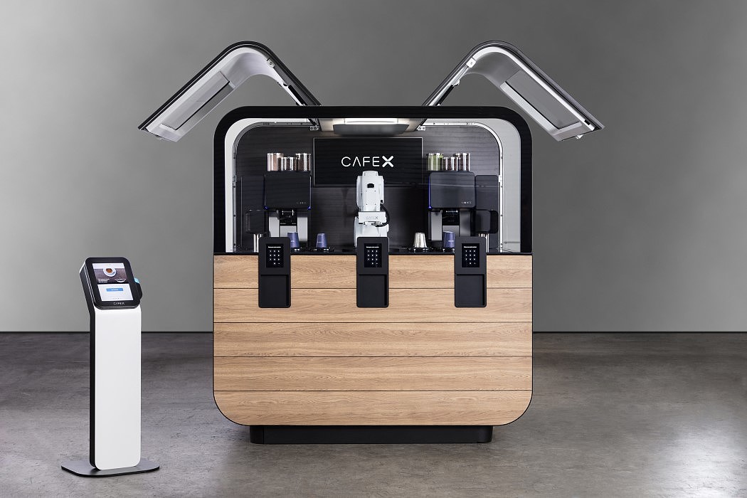 CafeX，Robot arm，Coffee，white，