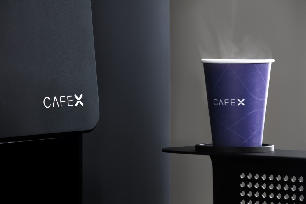 CafeX，Robot arm，Coffee，white，