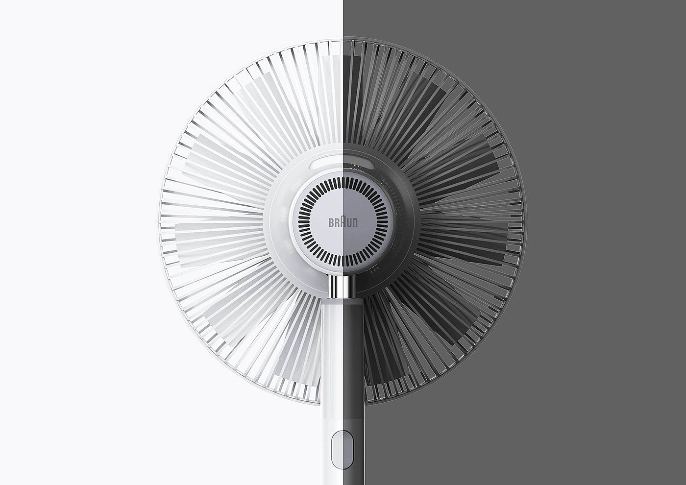 electric fan，product design，industrial design，Student works，Korea Design Institute，PDF HOUSE，