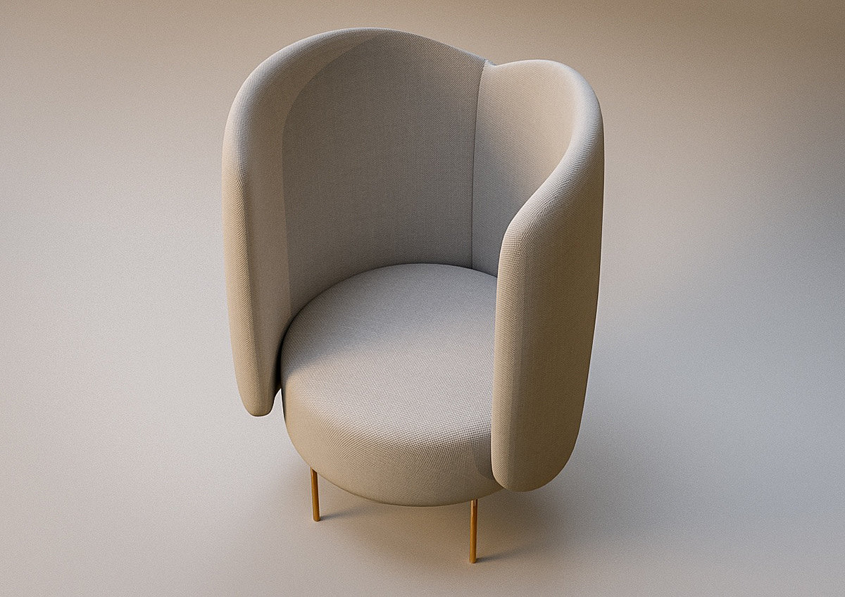 Armchair，Ask Monych，cloth，furniture，
