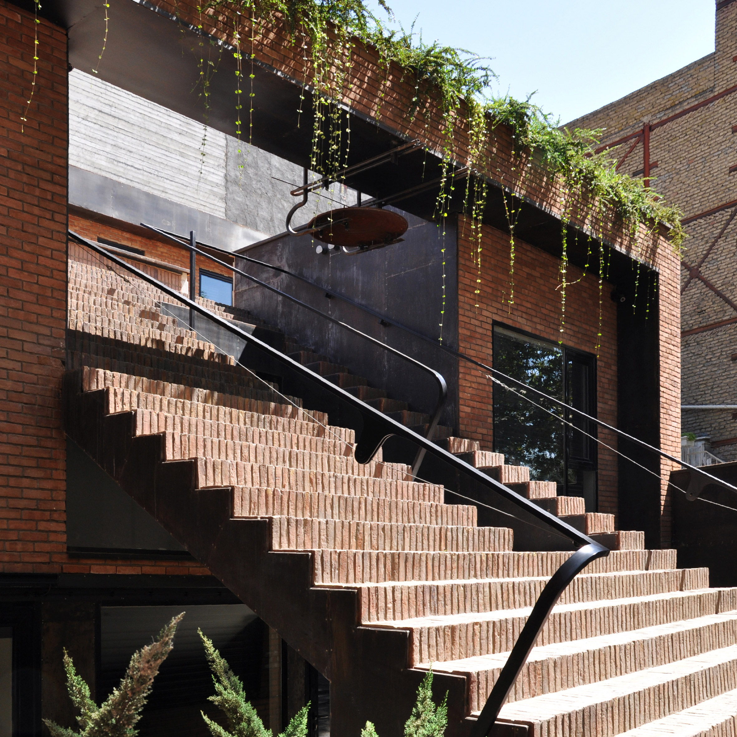 stairs，indoor，outdoor，Simplicity，to open up，