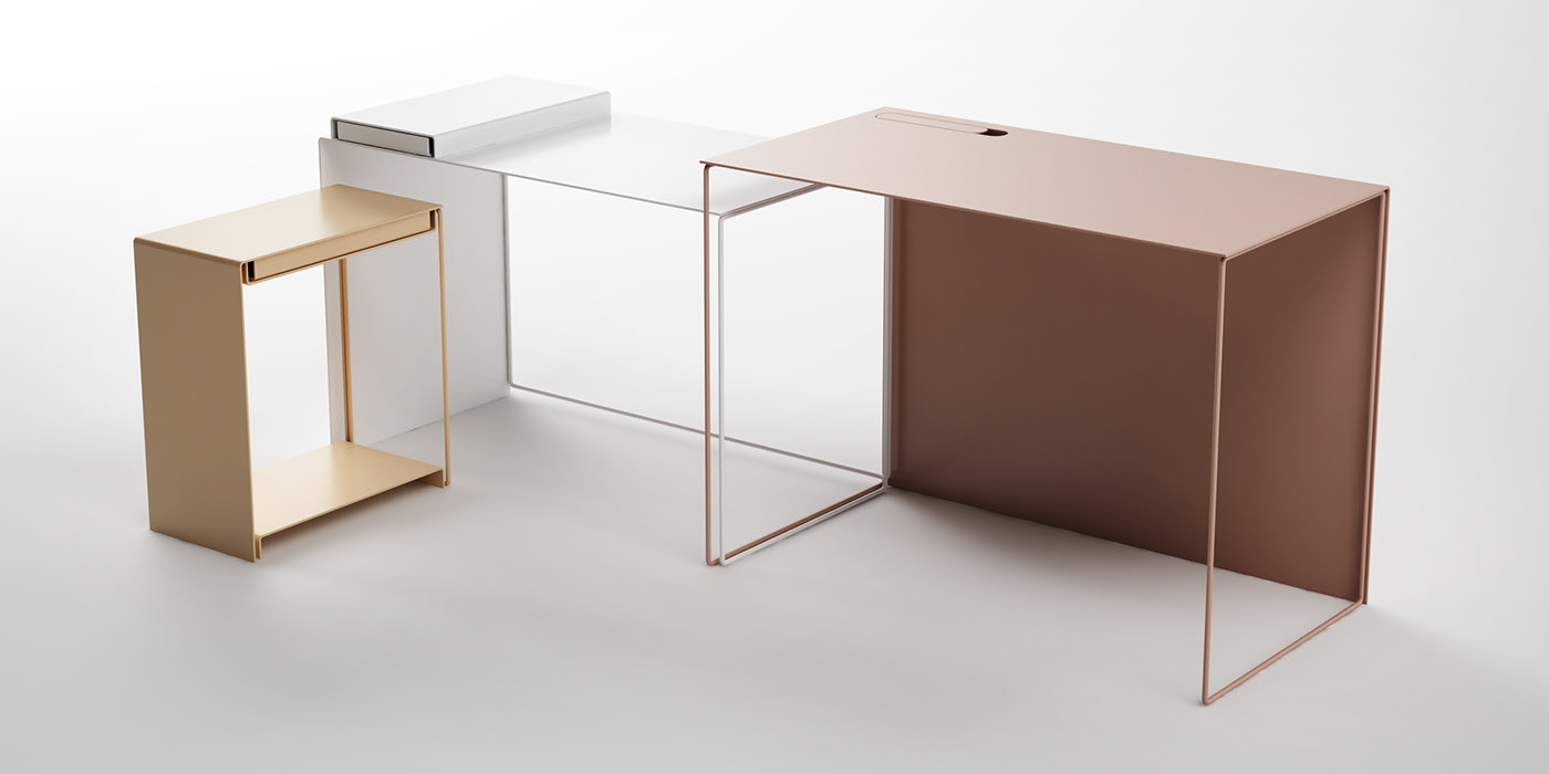 Giuseppe Burgio，Table，JOIN workstation，desk，Minimalist，