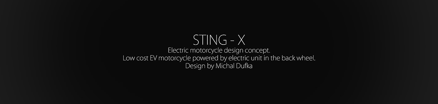 motorcycle，STING-X，cgi，e-bike，