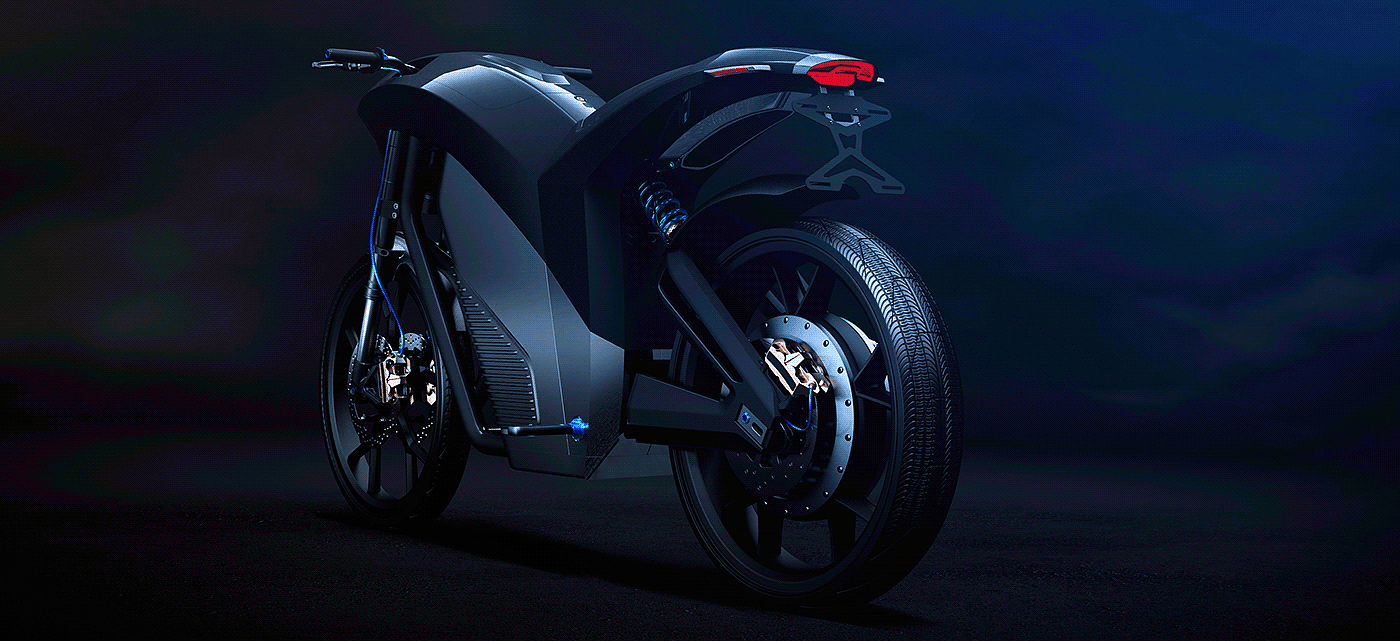 motorcycle，STING-X，cgi，e-bike，