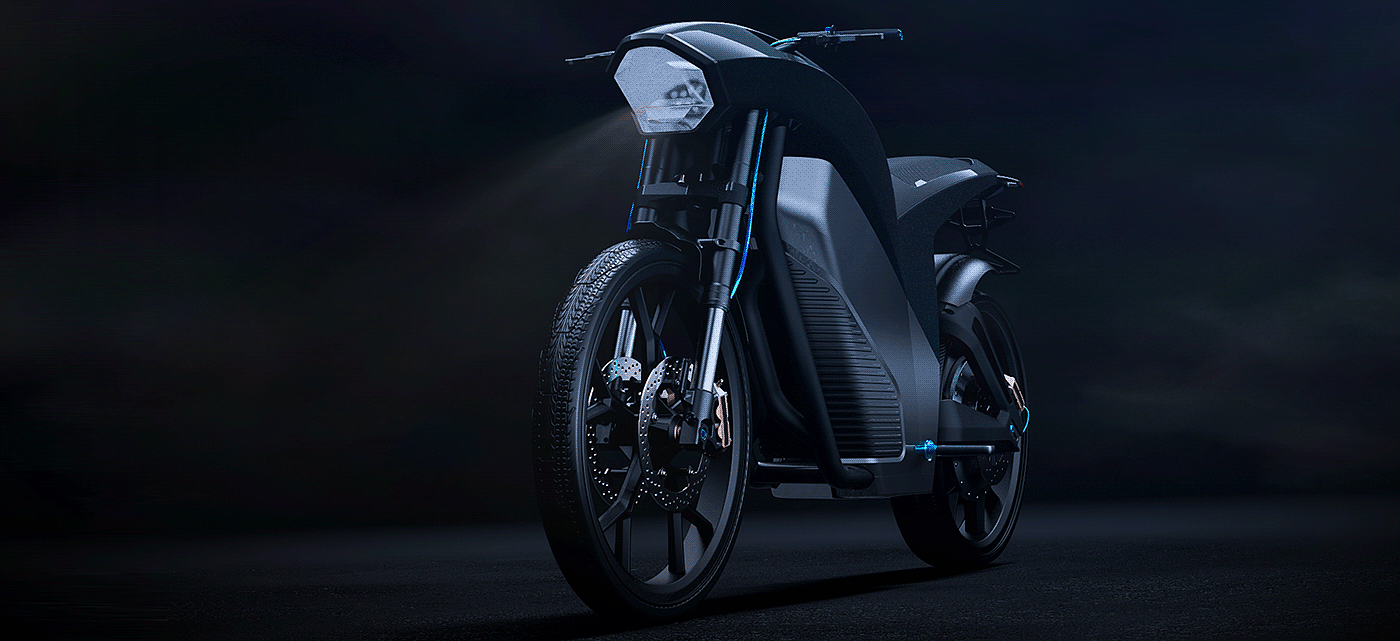 motorcycle，STING-X，cgi，e-bike，