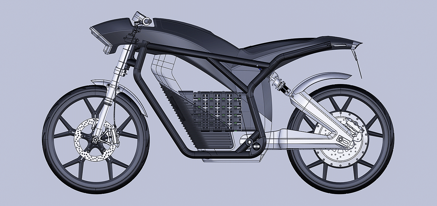 摩托车，STING-X，cgi，e-bike，