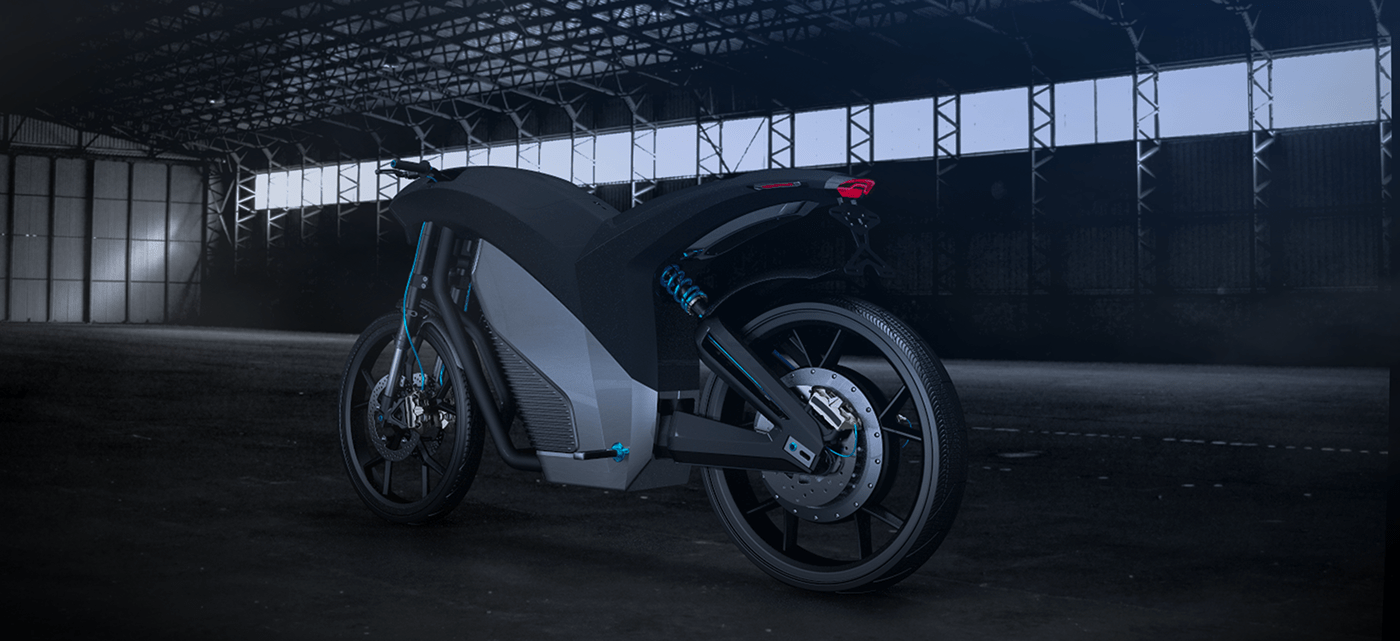 motorcycle，STING-X，cgi，e-bike，