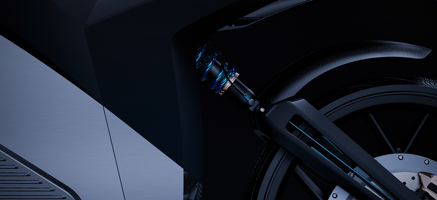 motorcycle，STING-X，cgi，e-bike，