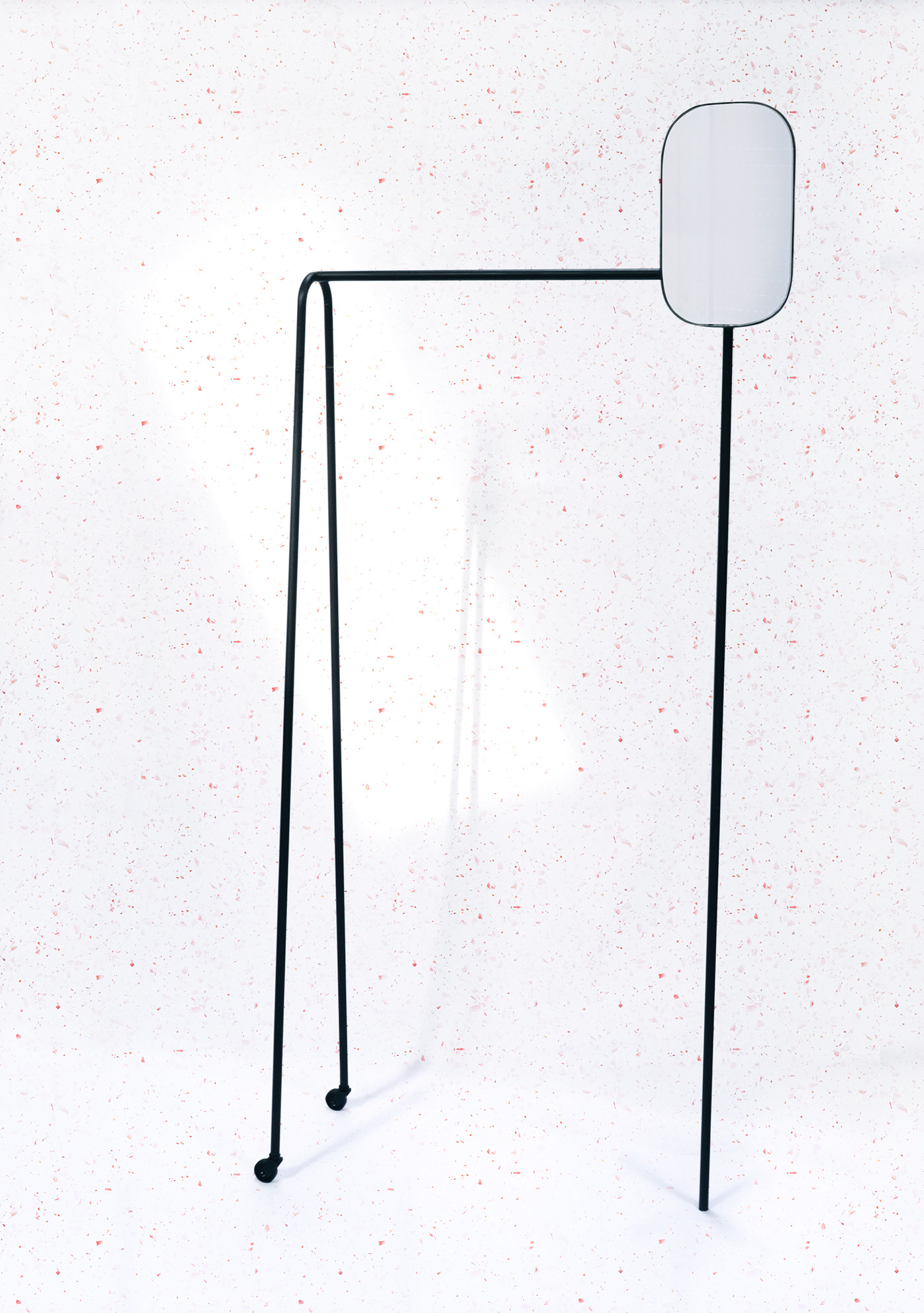 coat hanger，black，mirror，Marine Corps，cintrei，Minimalist，Coat rack，