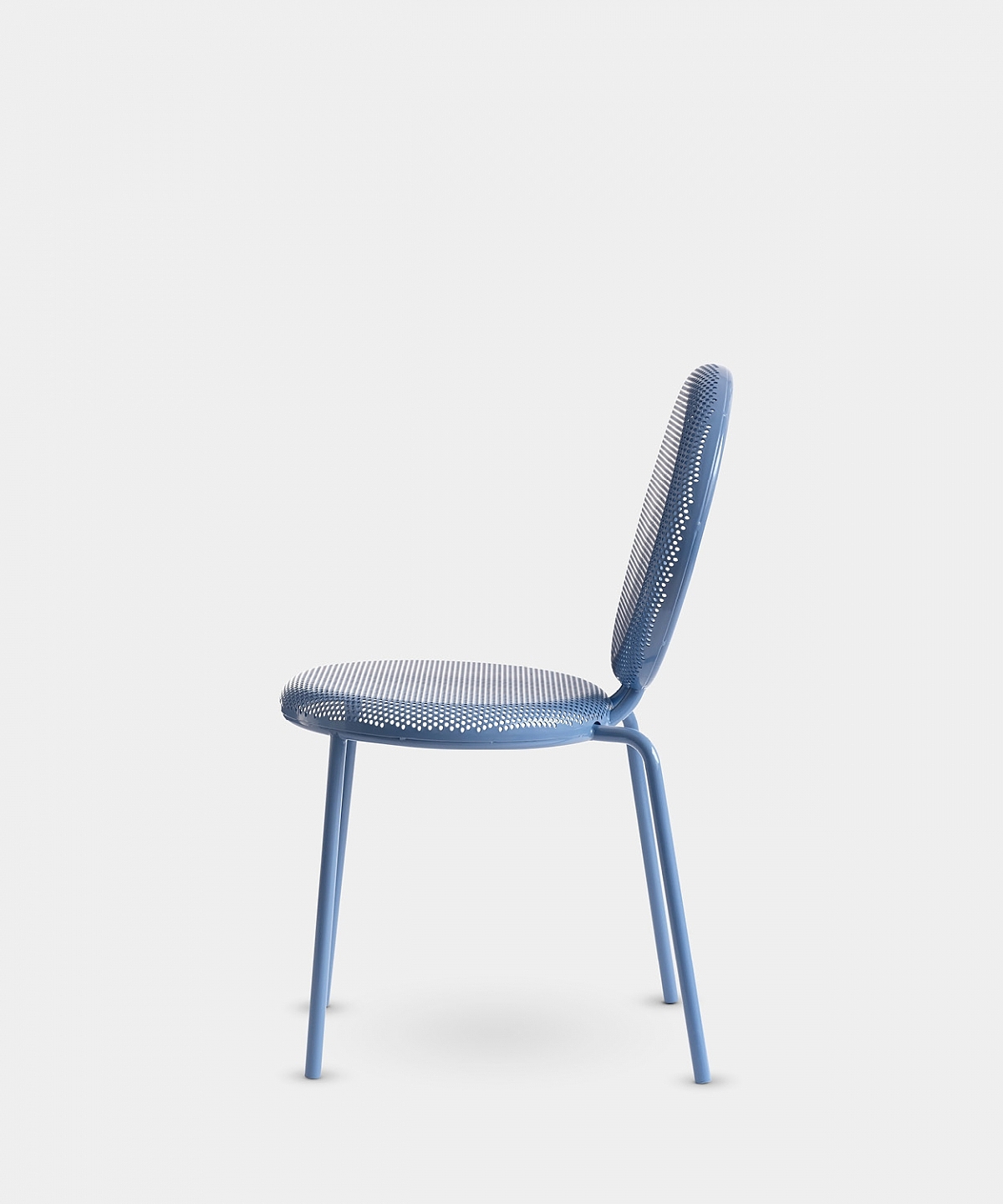 chair，blue，chair，Dimma Chair，Minimalist，steel，