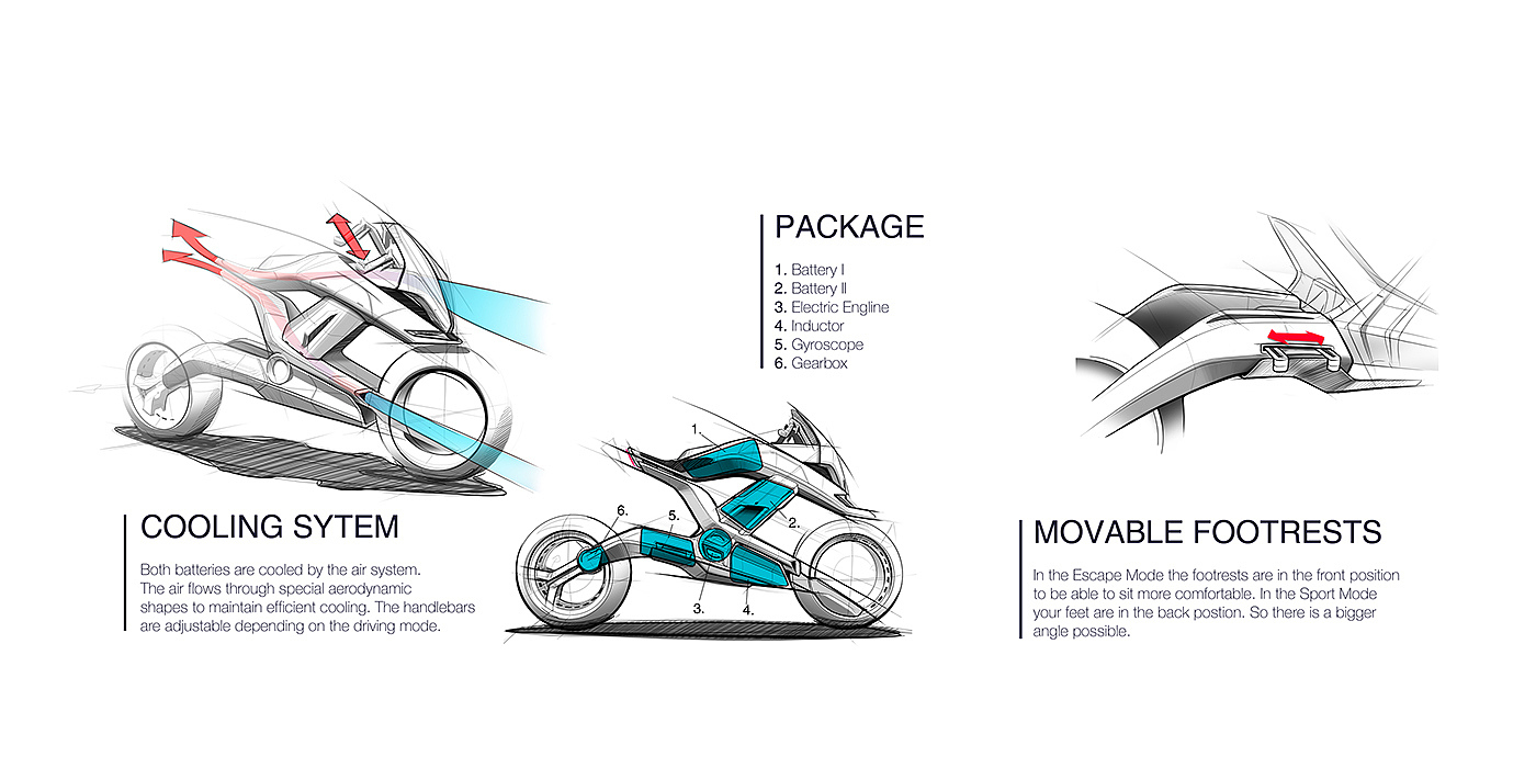 宝马，摩托车，机车，概念设计，交通工具，