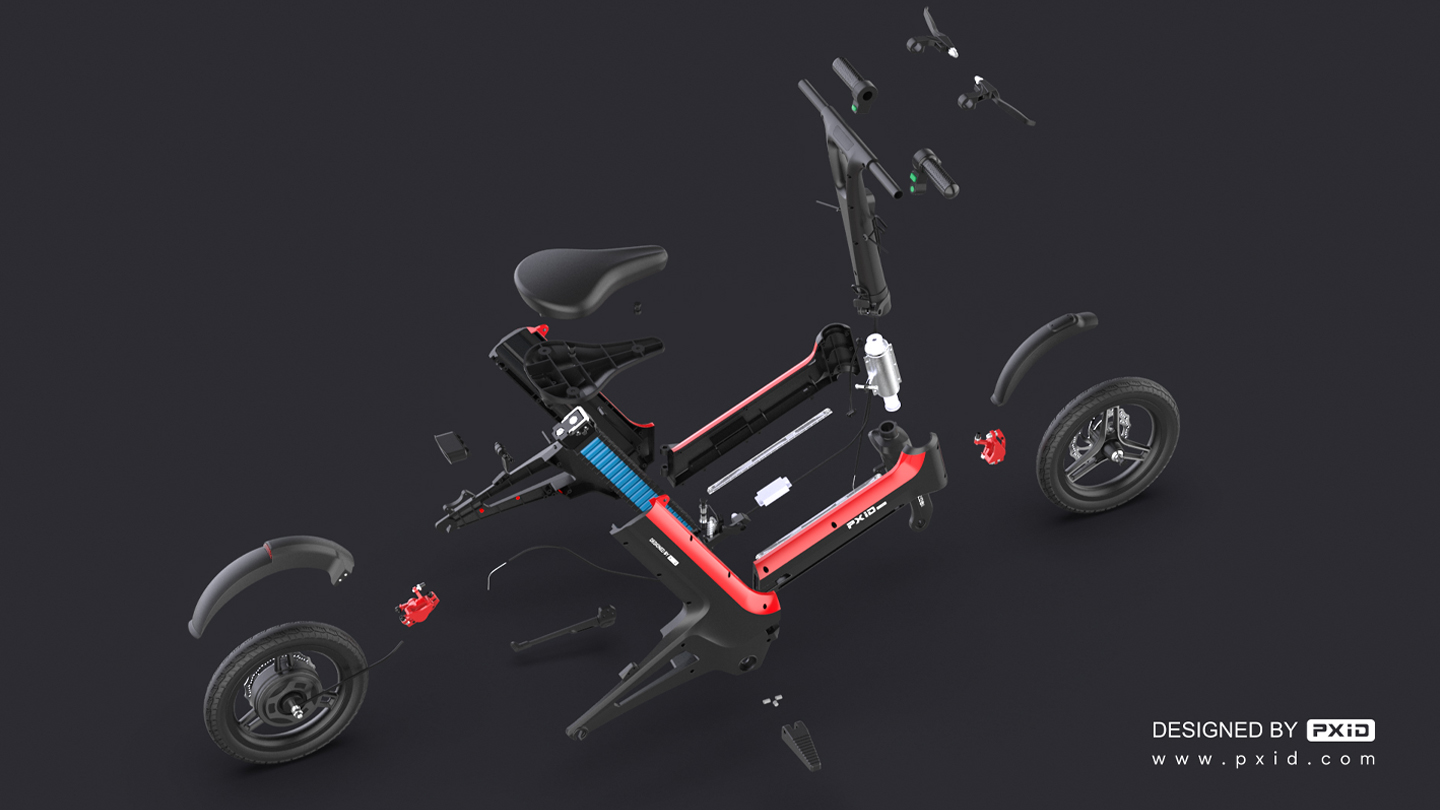 Electric vehicle design，Scooter design，Design of electric scooter，Motorcycle design，Design of transportation tools，