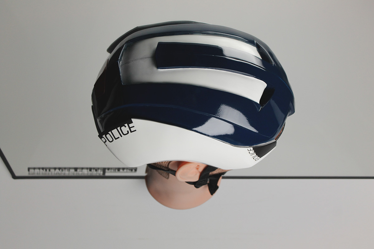 product design，industrial design，blue，police，Helmet，