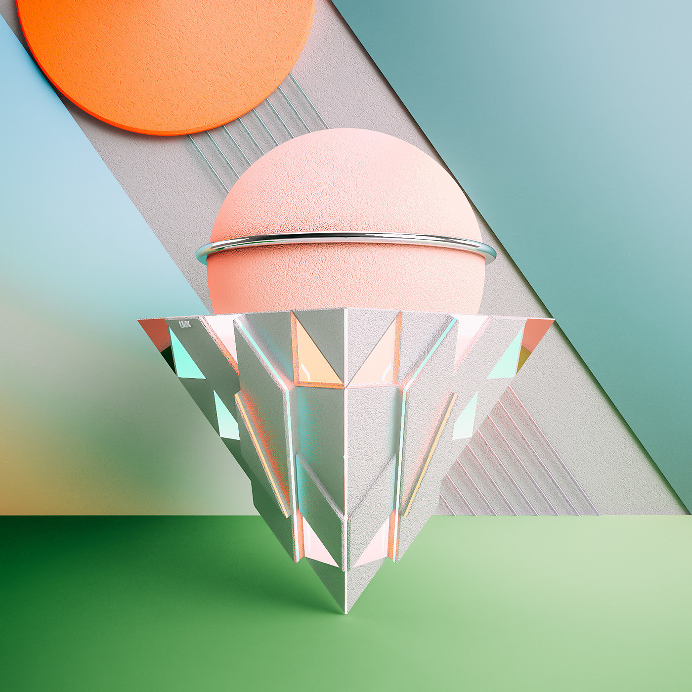 Architecture，colour，imagination，abstract，BE KID，